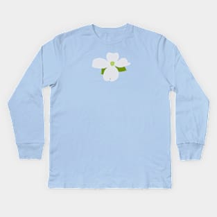 Dogwood Bloom Kids Long Sleeve T-Shirt